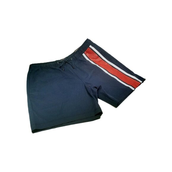 Michael Kors Men's Shorts Drawstring Waist Stretch Navy Blue Size XL - Picture 4 of 8